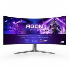 AOC AGON PRO AG456UCZD LED display 114,3 cm (45") 3440 x 1440 pixlar Wide Quad HD OLED Svart