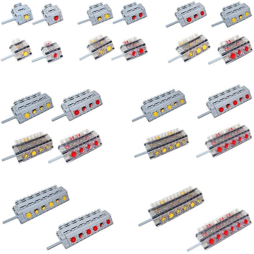 V2 V4 V6 V8 V10 V12 Tekniska Delar Byggklossar Klossar Motor Dynamisk Modell Cylinder Kolv Bilar Tillbehör Pedagogisk Leksak