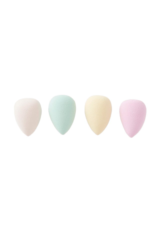 Å BEAUTY Makeupsvamp, 4-pack Presentaskar & set Unisex Flerfärgad ONESIZE