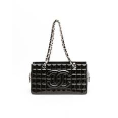 Chanel Patent Chocolate Bar Bag