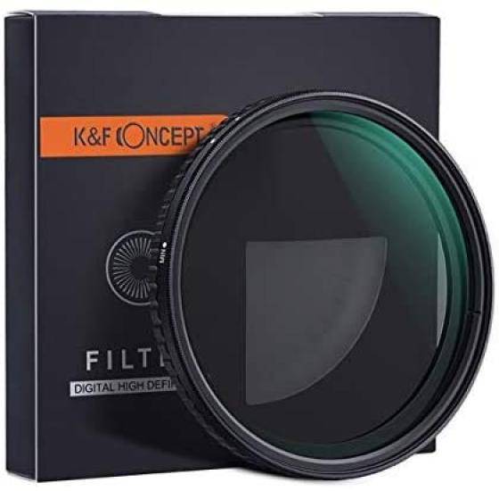 Concept Variable ND Filter 49mm Variable K&F NANO-X ND8~ND128 KF-49NDX8-128