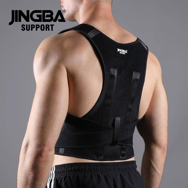 Adjustable Back Posture Corrector Belt Anti-Camel Orthopedic Support for Sitting Posture Correction Comfortable Design M svart