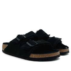 Arizona Shearling Suede Leather Black Men - 42