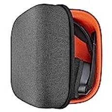 Geekria Shield hörlurar fodral kompatibelt med Corsair Void v2 trådlös, HS80, Virtouso, HS55, HS65, ersättning extra hårt skal resväska med kabelförvaring (mörkgrå)