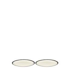 SERAX Plate Dé Set/2 |White |Ø 28 cm
