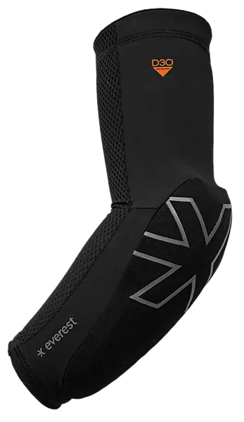 Everest D3o Elbow Guards Compact Cykeltillbehör Black/dk Grey - XXS