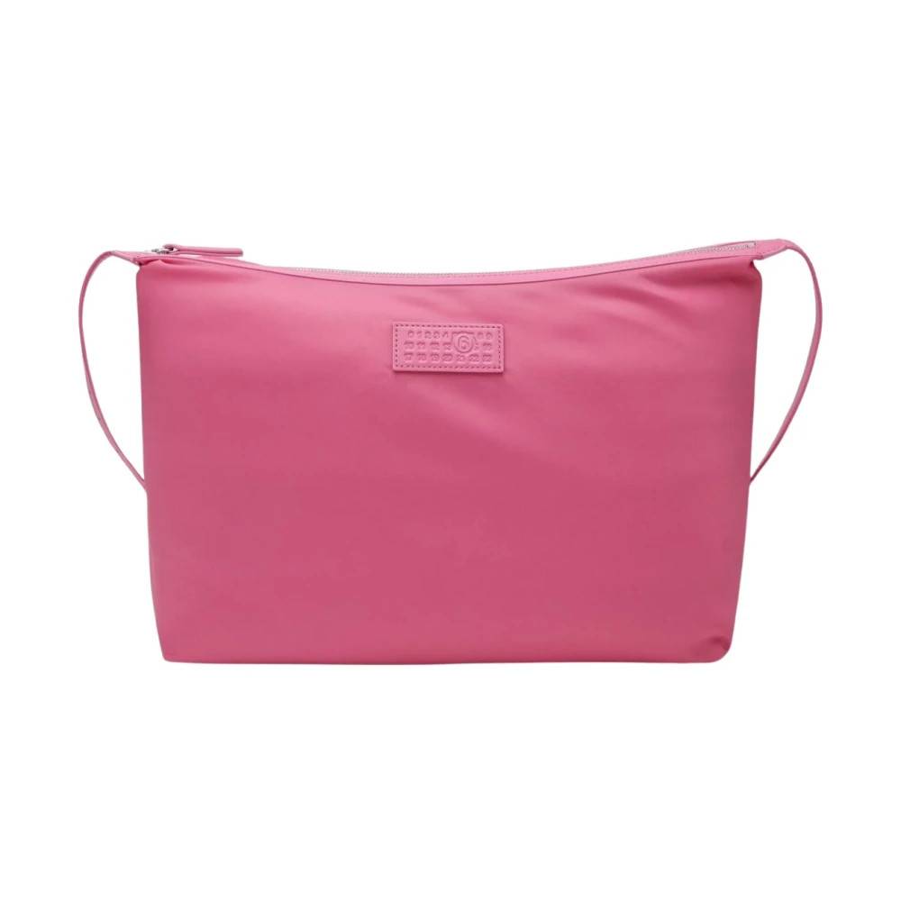 MM6 Maison Margiela Numeric Skuldertaske - Tasker - Dame - Lyserød - ONE SIZE - Uld