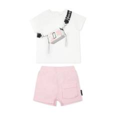 Little Marc Jacobs, Børn, unisex, Flerfarvet, 62 CM, Bomuld, Multifarvet Bomuld Sportsdragt Sæt
