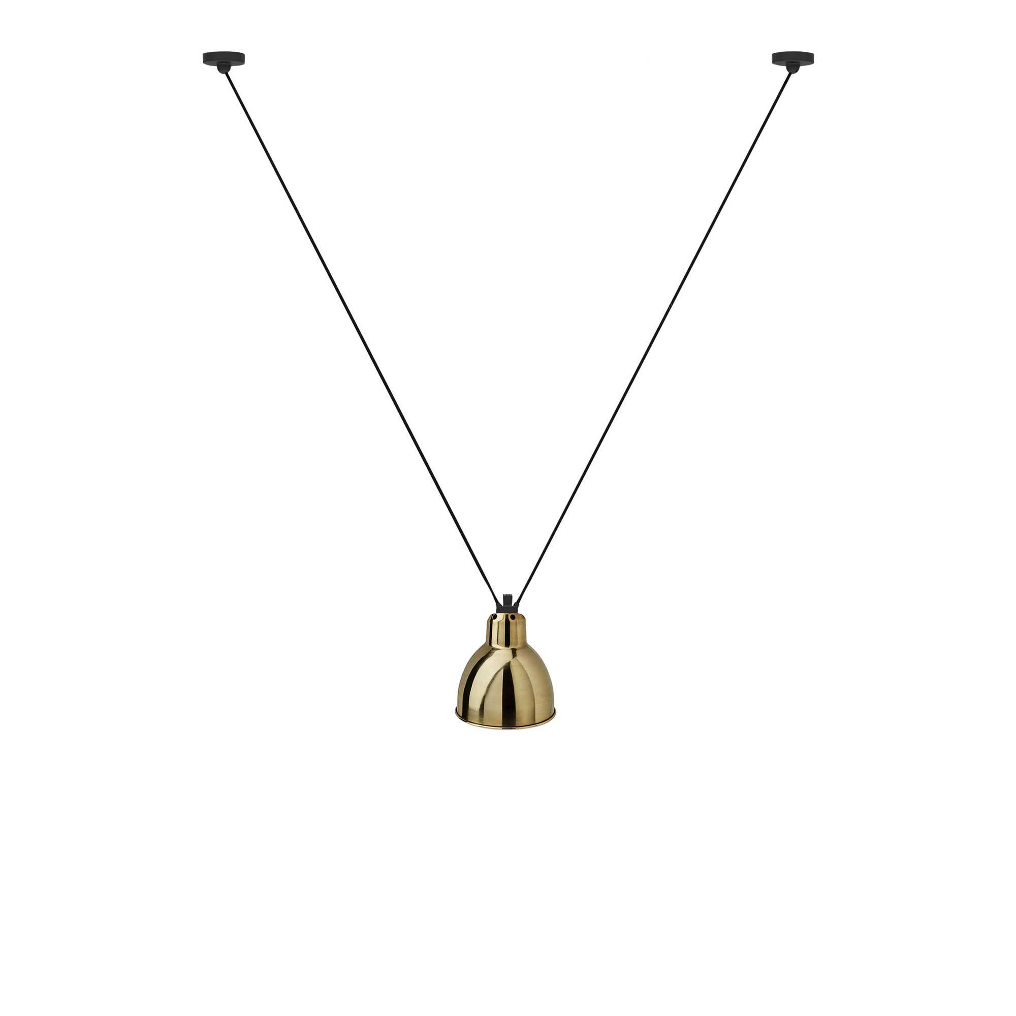 DCWéditions - Les Acrobates De Gras 323 L Round Brass - Pendellampor - Bernard-Albin Gras - Guld