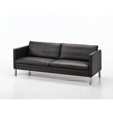 Mogens Hansen MH276 3 Pers Sofa L: 210 cm - Premium Læder / Sort