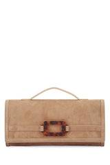 Roger Vivier Vivier Clutch — Beige