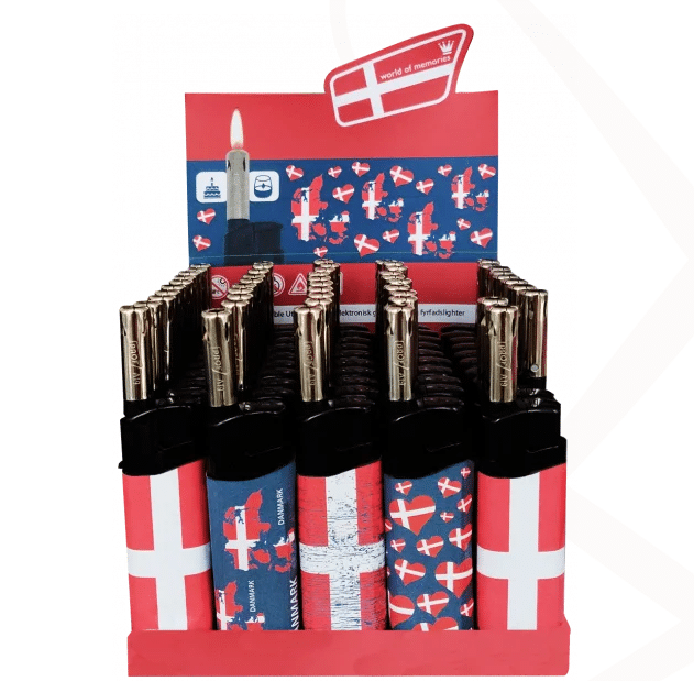 Elektronisk Dannebrog Lighter