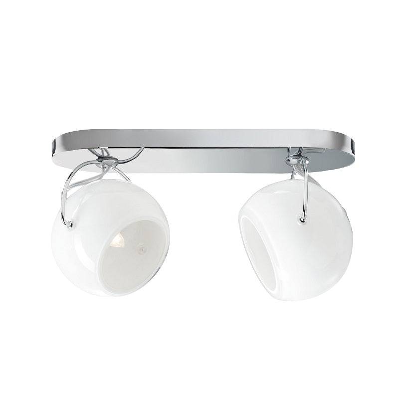 Beluga 2&3 Hvid væg/-loftlampe fra Fabbian - Beluga Hvid 2