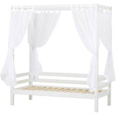 Hoppekids ECO Dream Taksäng med Sänghimmel 70x160, Vit
