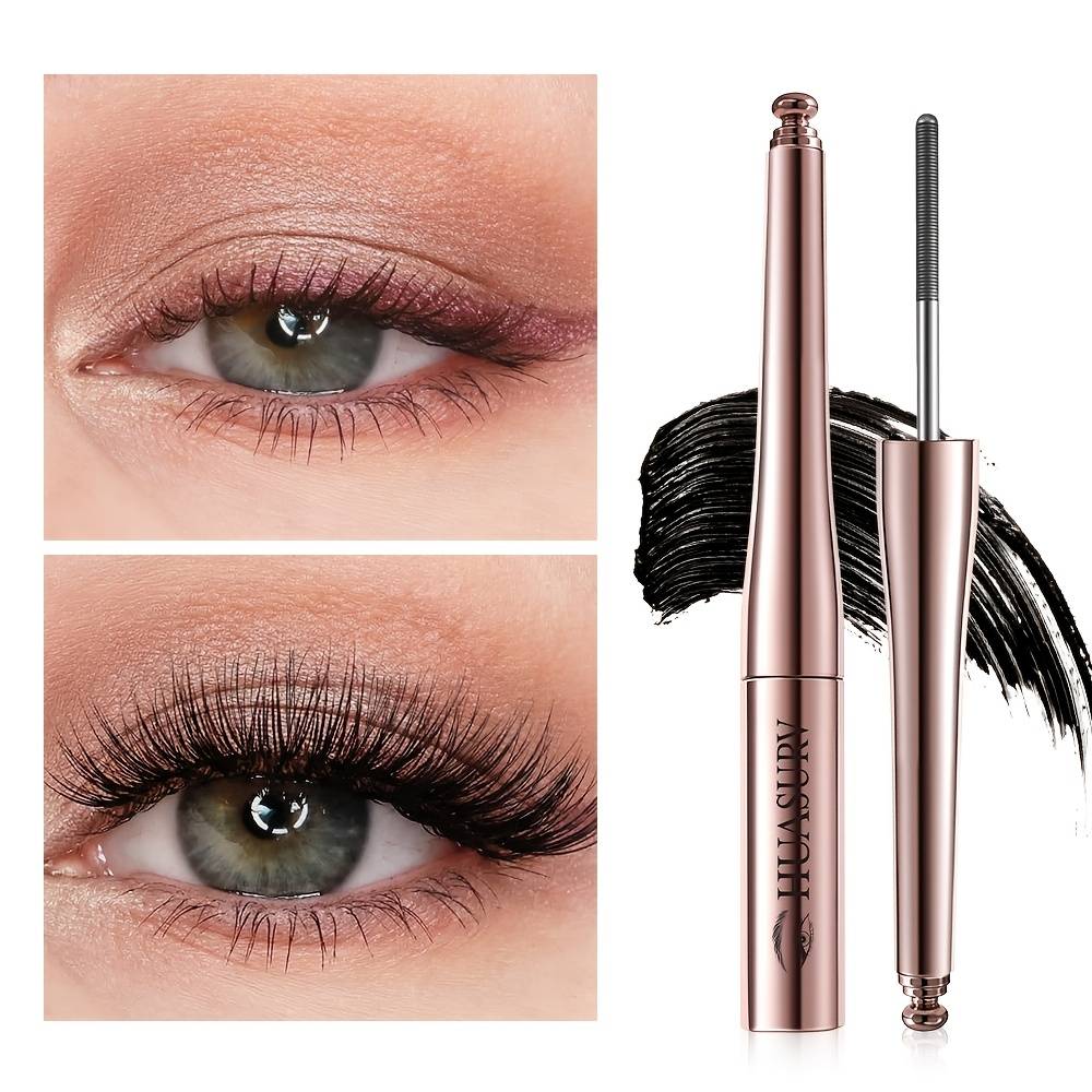 [1pcs][ Essential][gift For Girls]huasurv Mascara Black Mascara, Volumizing & Curling, Long-lasting & Lengthening. Quick-drying And -resistant-ideal For , Mother's Day Gifts, And Spring/ Routines