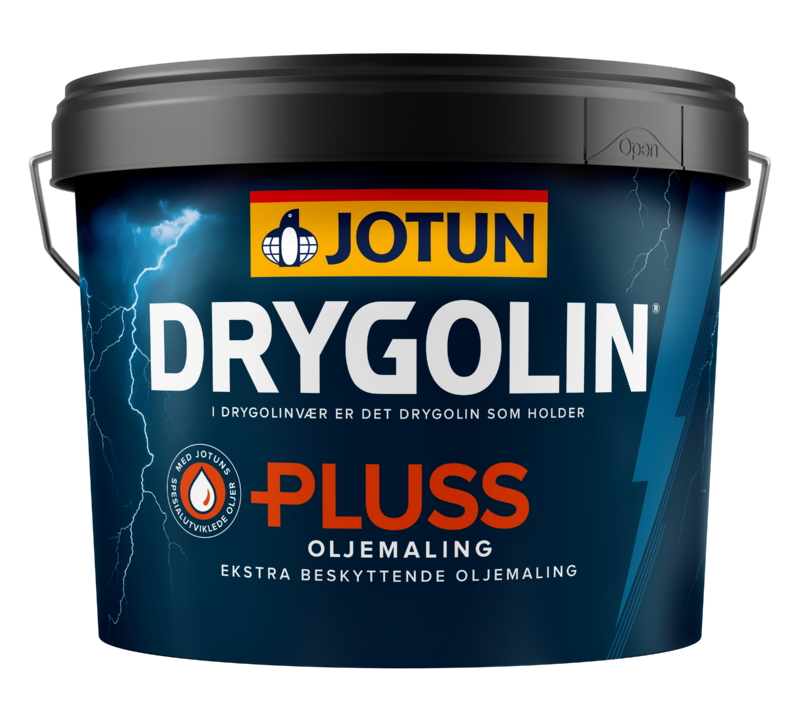 Jotun Drygolin Plus Oliemaling 9 ltr. Halvblank (50).