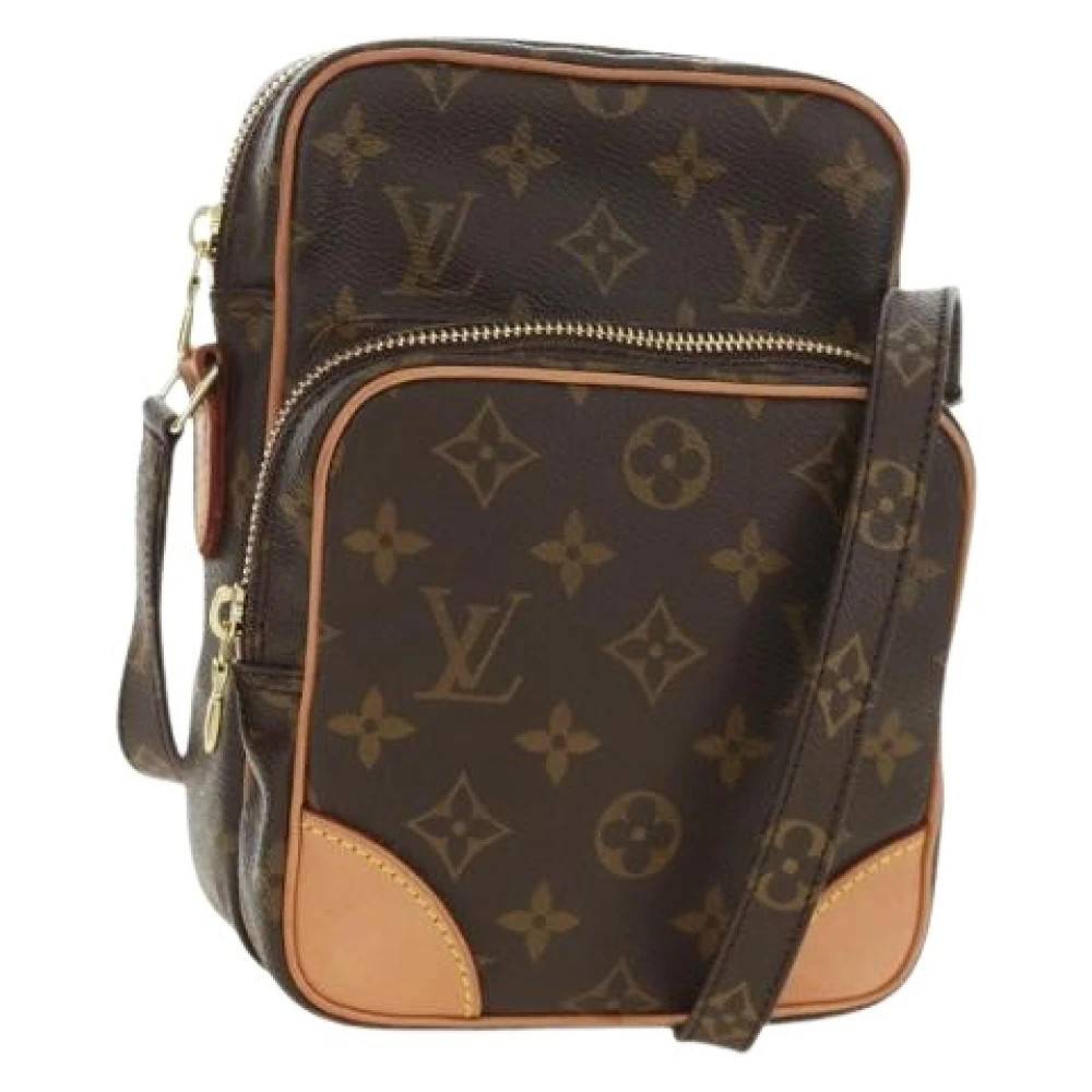 Louis Vuitton Vintage Pre-owned Amazon Skuldertaske - Vintage - Dame - Brun - ONE SIZE - Uld