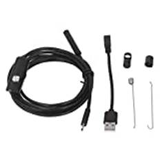 USB industriellt endoskop 6 LED-ljus 7 mm prob IP67 vattentät rörinspektionskamera för mätning av rör under vatten 2M