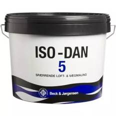 B&J 741 Iso 5 spærrende væg- og loftmaling, Iglo hvid NCS-S0500N, 10 ltr