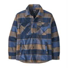 Patagonia Mens LW Insulated Fjord Flannel Shirt, William / Smolder Blue