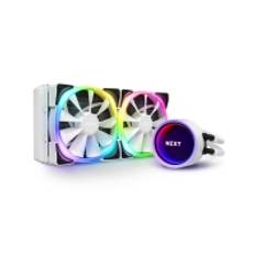 NZXT Kraken X53 White Edition - Vätskekylningssystem för processorer - (för: LGA1156, LGA1366, LGA1155, LGA2011, LGA1150, LGA2011-3, LGA1151, AM4, LGA2066, TRX4, sTRX4, LGA1200) - Koppar - 240 mm