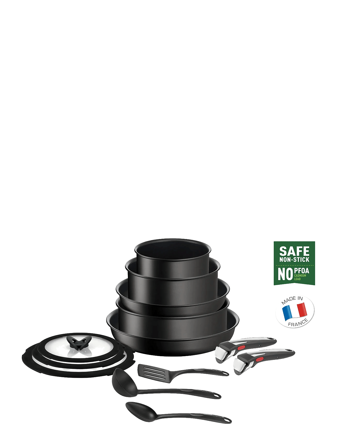 TEFAL Ingenio Unlimited On 13 Pcs Set | Black | One Size