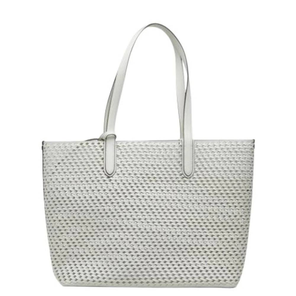 Michael Kors Pre-owned Pre-owned Pouch Shoulder Tote Bag - Vintage - Dame - Hvid - ONE SIZE - Uld