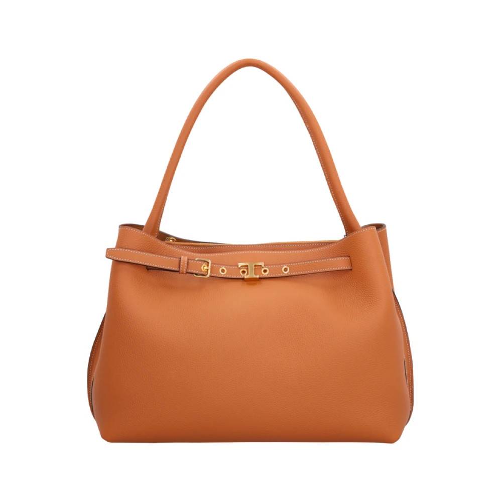 Tod's Tim Top Handle Piccola - Tasker - Dame - Brun - ONE SIZE - Uld