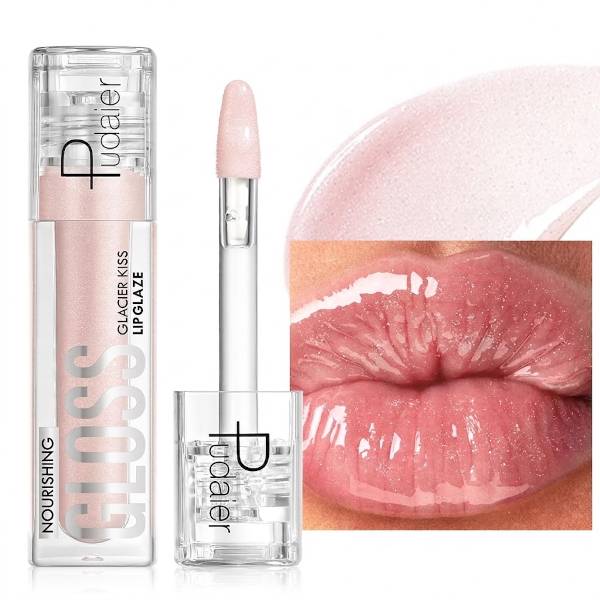 Pudaier - Extra Shine Lip Gloss - 4g - 08 Naive Rose