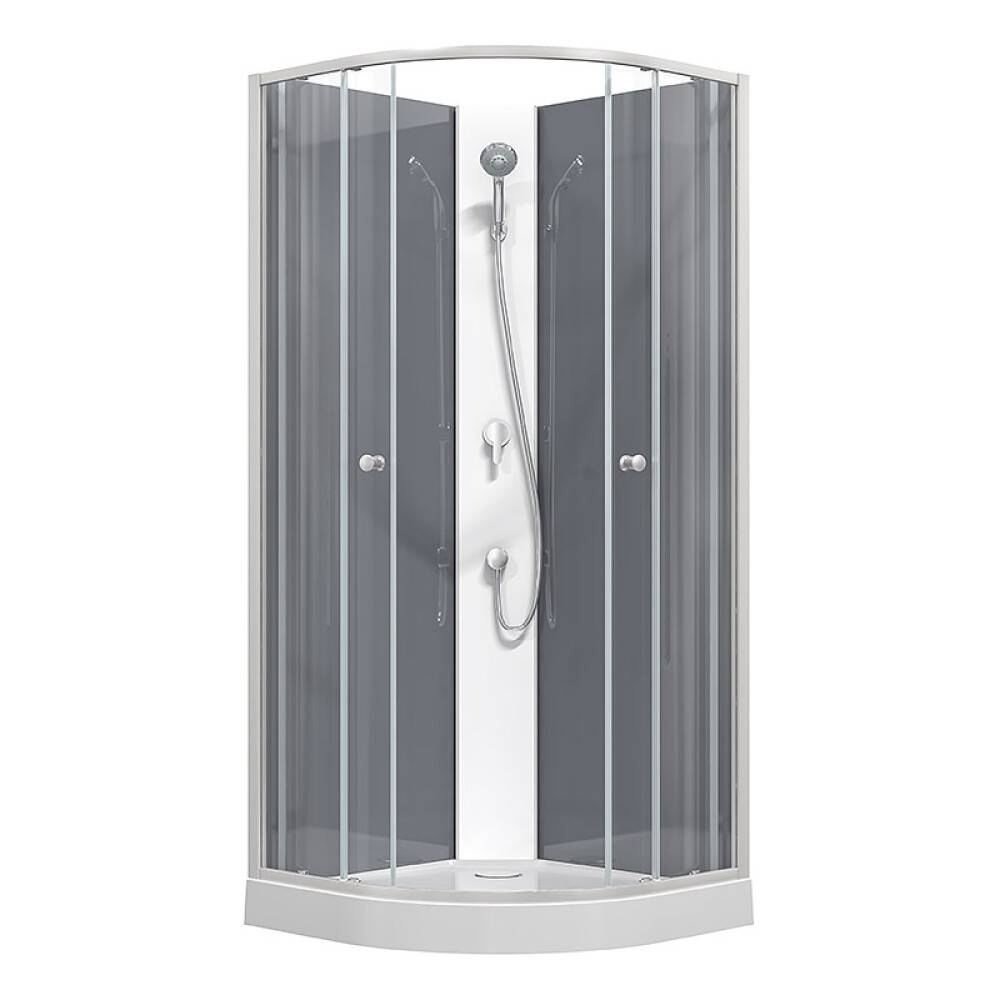 DUSCHKABIN RIVA CLARA 90X90X198CM VIT