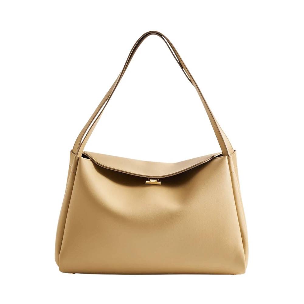 THEMOIRè Eudora Vegan Fabric Skuldertaske - Tasker - Dame - Beige - ONE SIZE - Uld