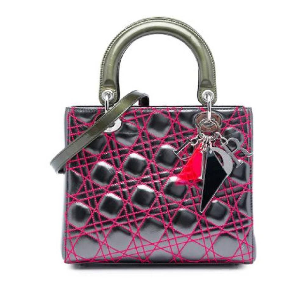 Dior Vintage - Pre-owned Medium Lady Handbag Vintage - Dam - ONE Size - Läder