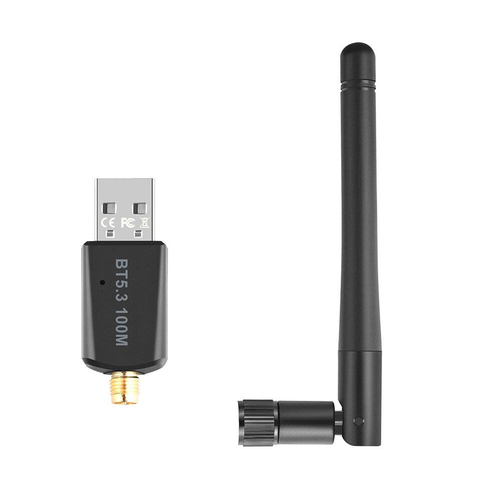 RTL807 bluetooth-kompatibel 5.3 USB-adapterdongel 100M Lång räckvidd Stöd för Windows 7/win8.1/win10/11 för PC-dator