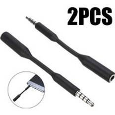2 st 3.5mm jack plug audio förlängningskabel 3.5 hane till honhögtalare stereo förlängningssladd för pc-telefon