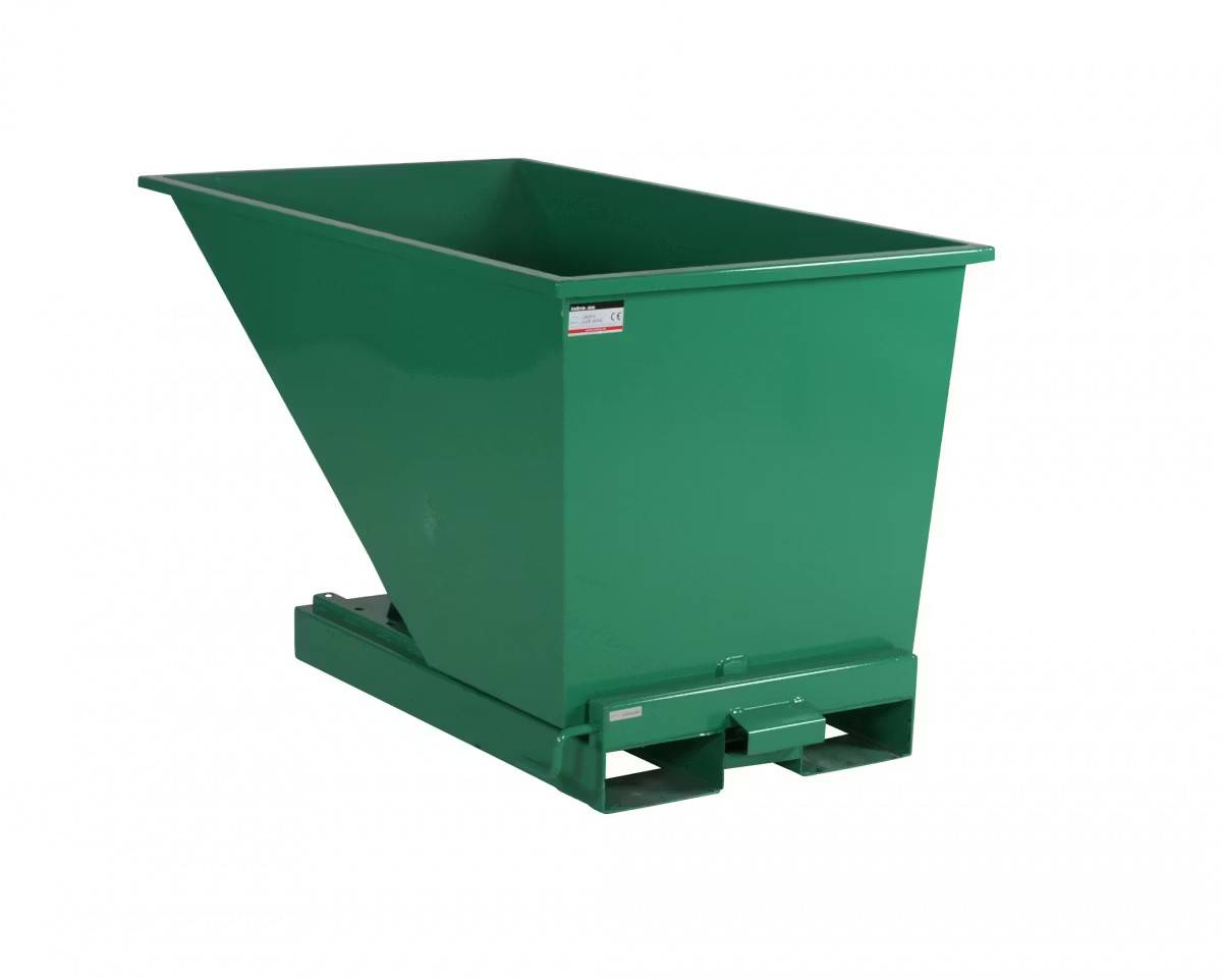 Tippcontainer 600 liter grön