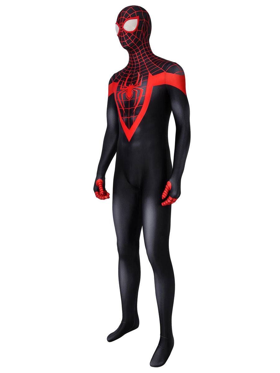 Marvel Comics Ultimate Spiderman Costume Miles Morales Marvel Comics Superhero Cosplay Catsuits