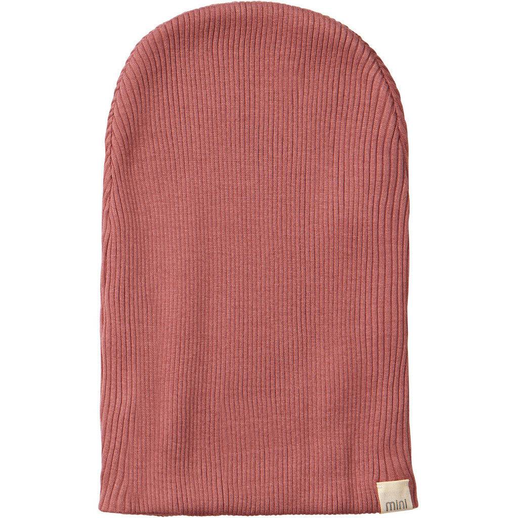 Bambi - Children's silk beanie - Antique Red - Newborn
