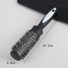 Hårstyling hårborste nylon kam cylinder lockigt hår rullande kam termiskt aluminiumrör rund tunna hår kam lockigt verktyg - A