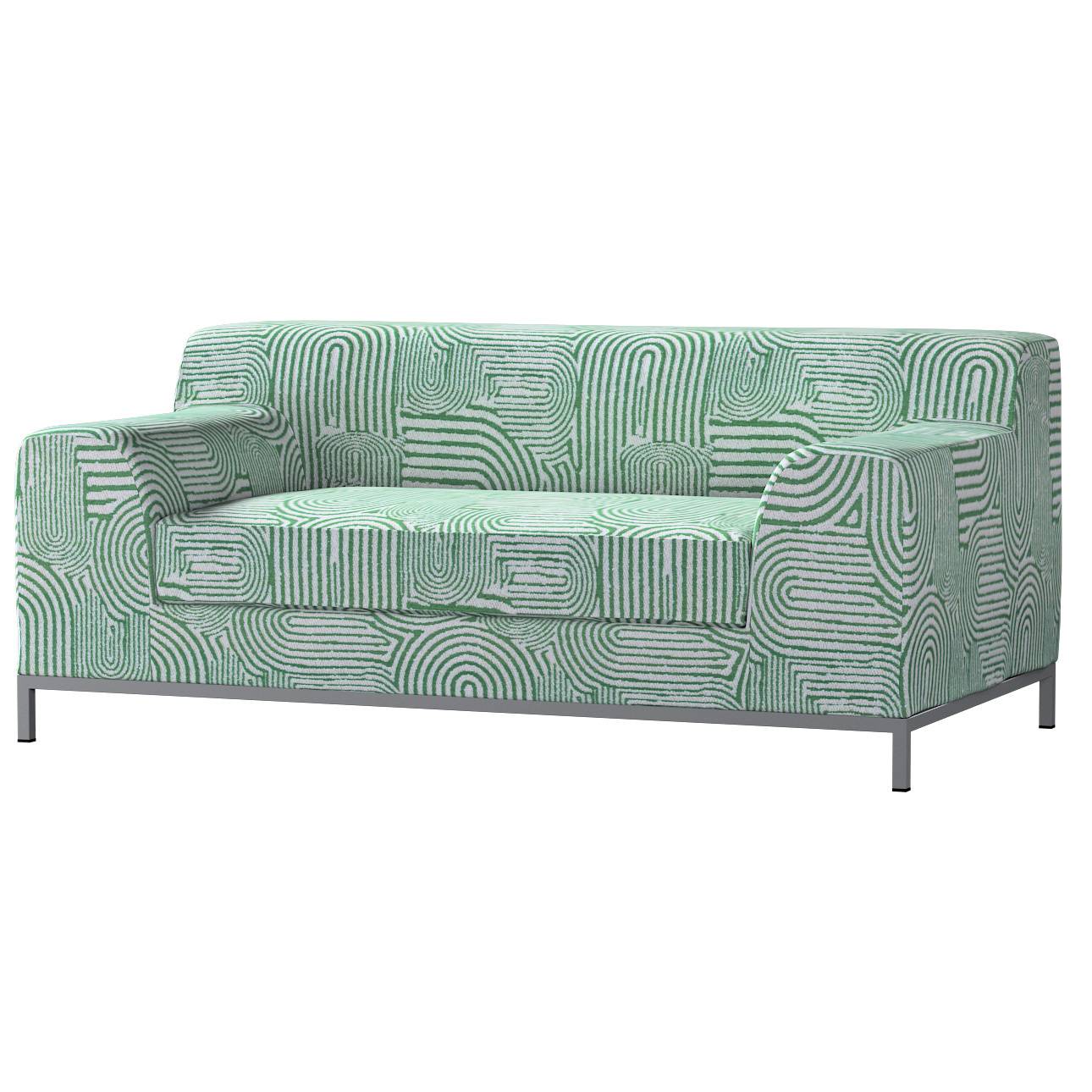 Kramfors klädsel<br>2-sits soffa, Boucle naturvit og grön, 178 X 95 X 75 CM, Cosy Home