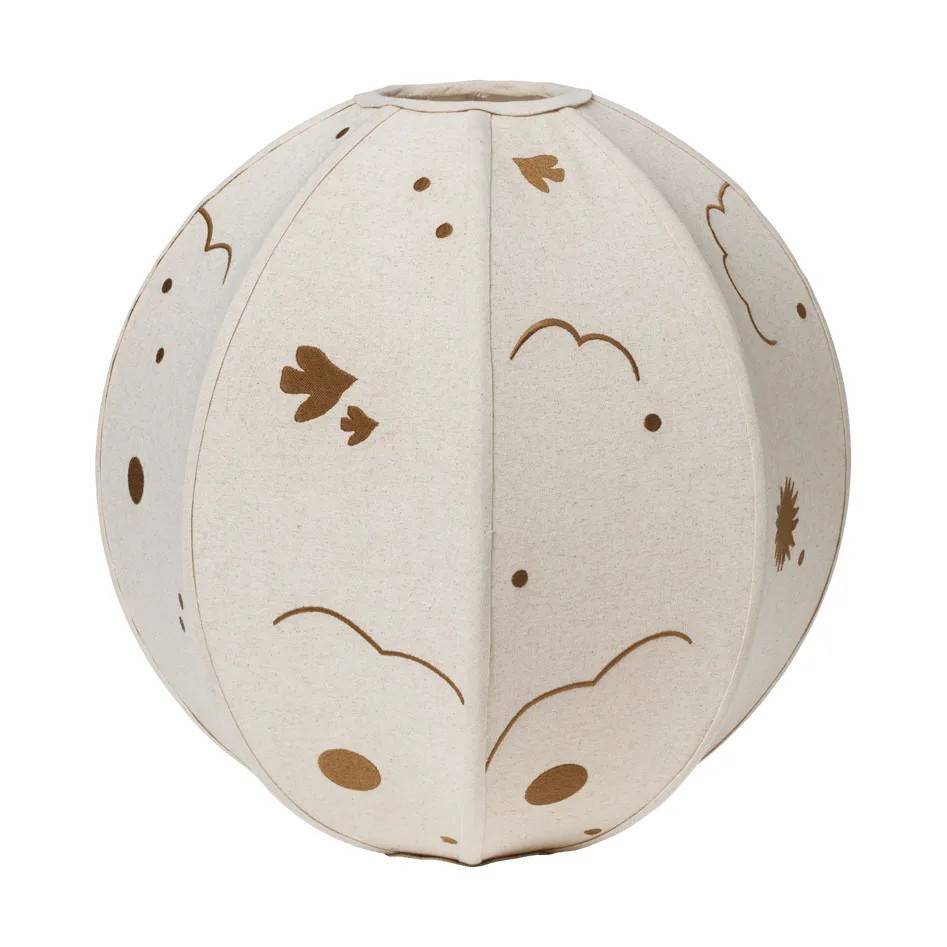 Ferm Living Skye lampskärm Natural-bronze, Ø45 cm
