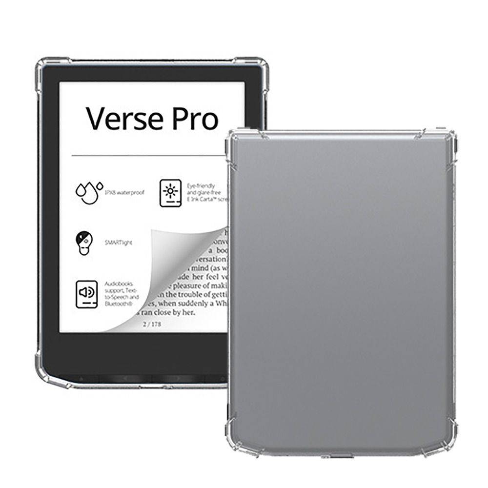 TPU PB629/PB634 Fodral Transparent Skyddsskal för Pocketbook Verse/Verse Pro/Verse Pro Color gray