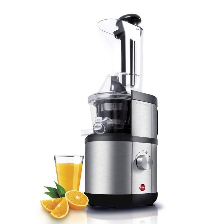 Tyst Slow Juicer med Bred Inmatning och Lås