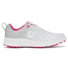 FootJoy FJ Leisure Golfschuh, M, silver/white/fuchsia