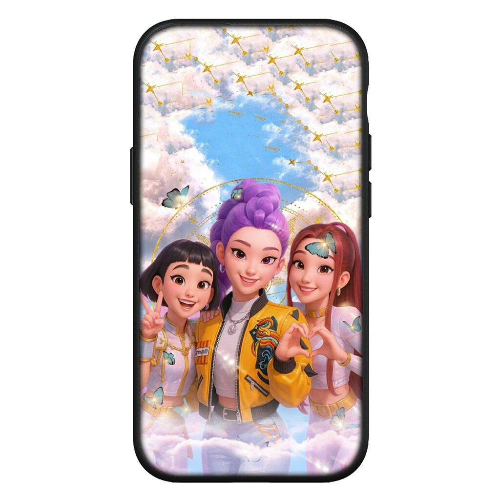 for Samsung Galaxy S25 S24 S23 S22 Ultra FE Plus A17 A37 A57 A56 A55 A06 A16 A15 A36 A26 A35 A05 A25 A54 A34 Phone Case KPop Demon Hunters X HuntersX for Xiaomi Poco X5 aero