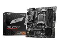 (ComputerSalg) MSI PRO B650M-P, AMD, Sokkel AM5, AMD Ryzen 7000 Series, Sokkel AM5, DDR5-SDRAM, 192 GB