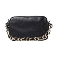 RED Valentino, Taske, Dame, Sort, ONE SIZE, Læder, Sort Læder Crossbody Taske