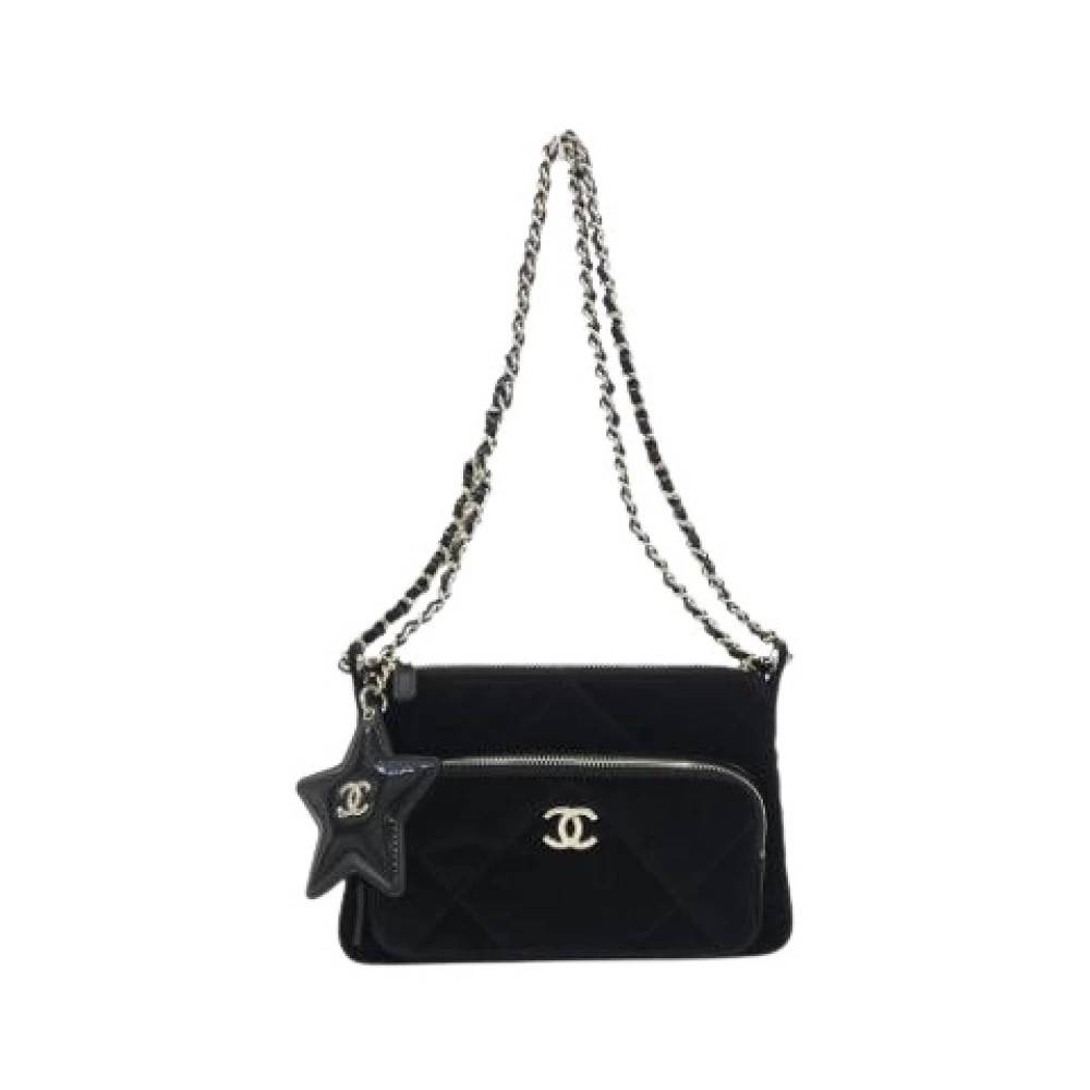 Chanel Vintage Pre-owned Vintage Cross Body Bag - Vintage - Dame - Sort - ONE SIZE - Uld