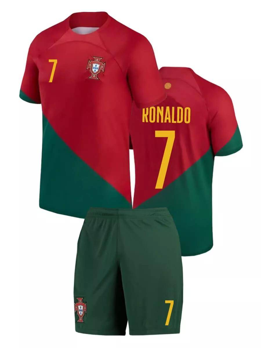 Vuxen Fotbollströja Ronaldo Portugal 2022-23 #7 cm black
