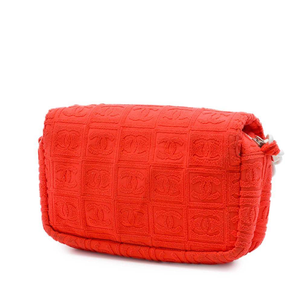 Chanel Vintage Chanel Flap Bag Stl. - Chanel Vintage Från Magasin - Orange (L 14cm x W 24cm x D 6cm)