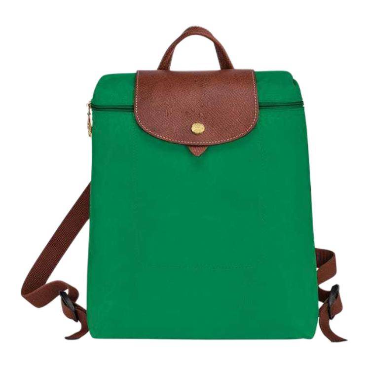 Longchamp Le Pliage Original Ryggsäck Damryggsäck Guld Grön 1699089P88